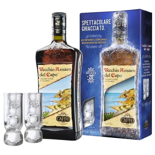 Vecchio amaro del capo confezione cl.70+2 bicchier (1000040310)