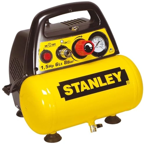 Stanley DN200/8/6 Compresseur régulateur de pression Collage and Accessoires, Jaune