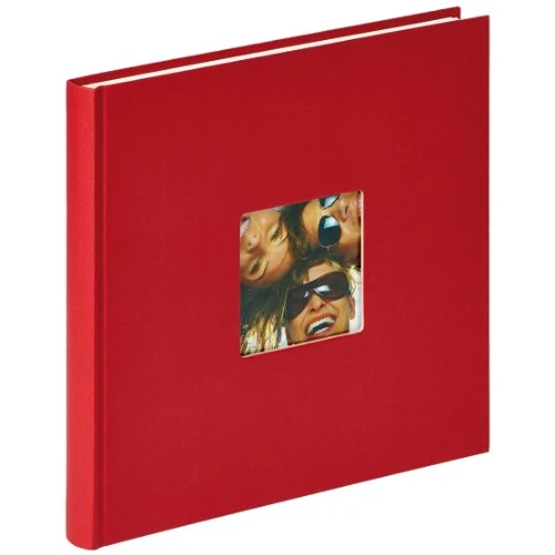 Limited offer: Walther Design FA-205-R Fun Standart Book Bound Album with die Cut for Your Personal Picture, 10.2 x 9.8 inch (26 x 25 cm), 40 White Pages, red from 19.47 EUR to 17.01 EUR (save 13%)