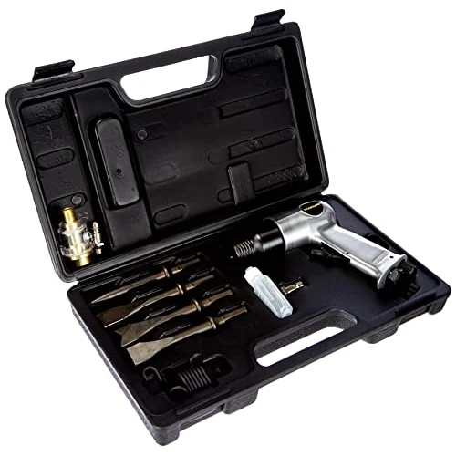Offre limitée : Stanley Coffret de marteaux-piqueurs pneumatiques 160173XS - Outil pneumatique - 4000 tr/min - Comprend 4 burins, 2 raccords rapides ARO et 1 additif pour huile - Argent de 16.56 € à 16.56 € (0.00% de remise)