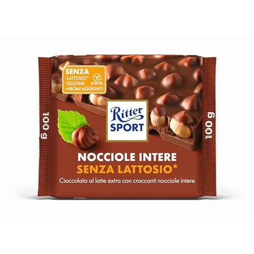 Extra Milk Coccolate Tavoli with Walnut Interior without Lattosio Ritter Sport 100 g Glutin-Free