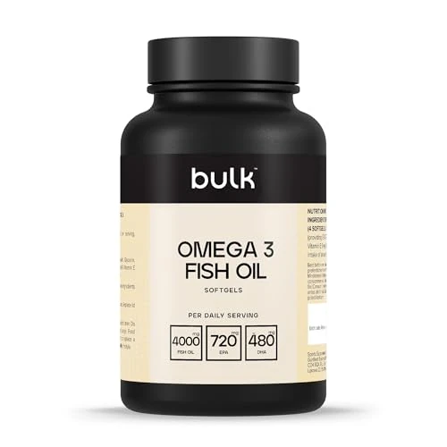 Limited offer: Bulk Omega 3 Fish Oil Softgels, 1000 mg, Pack of 90 from 8.99 EUR to 8.49 EUR (save 6%)