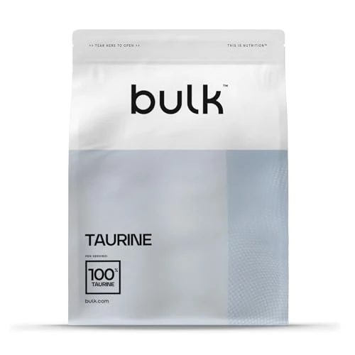 Limited-time offer: Bulk Pure Taurine Powder, 500 g, Packaging May Vary from 4.49 £ to 3.59 £ (save 20%)