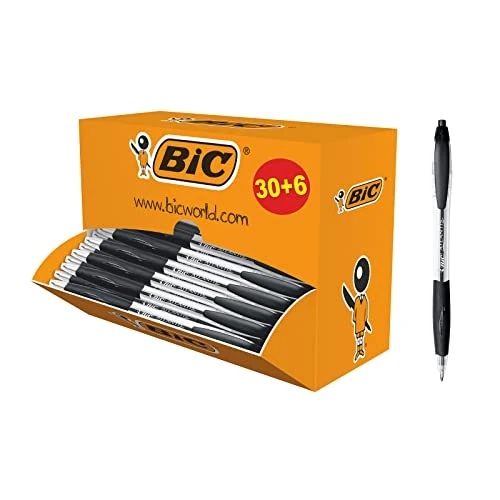 Offerta a tempo: BIC Atlantis Classic Clip-on retractable ballpoint pen Nero 36pezzo(i) - 0.00% da 36.68 € a 36.68 €