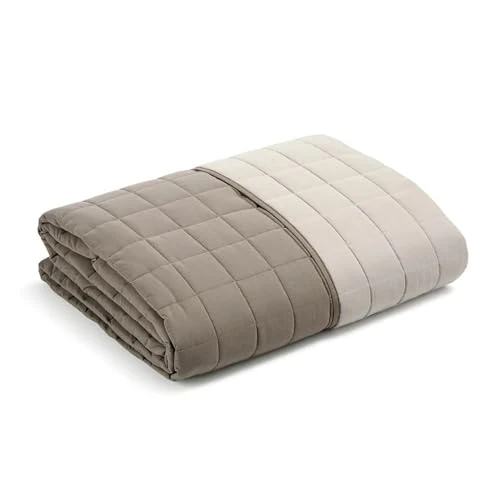 Caleffi Quilted Bedspread, Hazelnut, Double