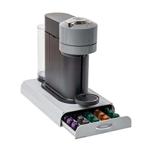 Offerta a tempo: Mind Reader "Anchor" per 50 capsule Nespresso, cassettiera in cialde color argento - 0.00% da 39.70 € a 39.70 €