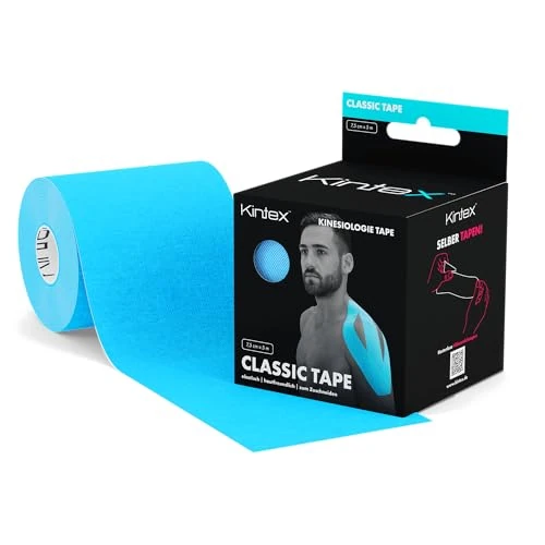 Offerta a tempo: Kintex Nastro kinesiologico 7,5 cm x 5 m – Extra Largo e Impermeabile - 18% da 9.95 € a 8.16 €
