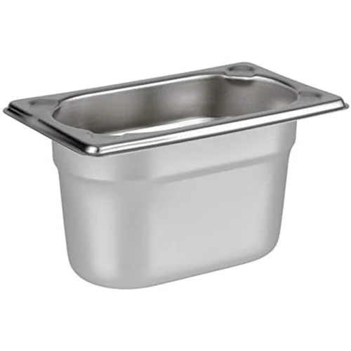 GN Container GN 1/9 10,8 x 17,6 cm, height 10 cm stainless steel