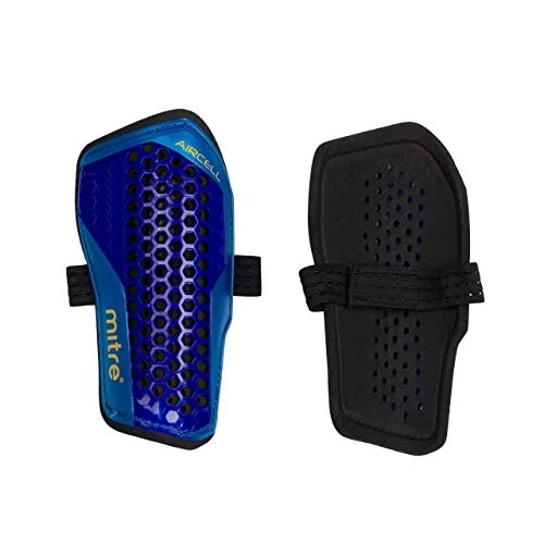 Offerta a tempo: Mitre Aircell Parastinchi da calcio, traspiranti, protezione dagli urti, leggeri, nero/ciano/giallo, taglia M - 48% da 19.81 € a 10.31 €