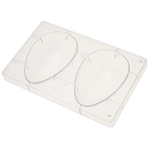 Decora 50054 Egg Polycarbonate Mould with 2 Cavities, 27.5 x 17 x 5 cm