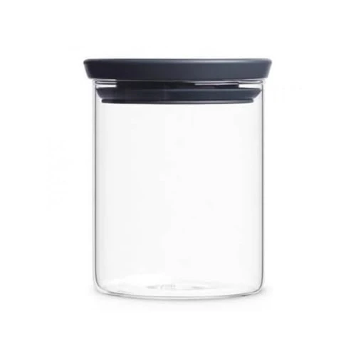 Offerta a tempo: Brabantia 298288 Barattolo Rotondo in Vetro Borosilicato, 0.6 l, Trasparente - 0.00% da 12.90 € a 12.90 €