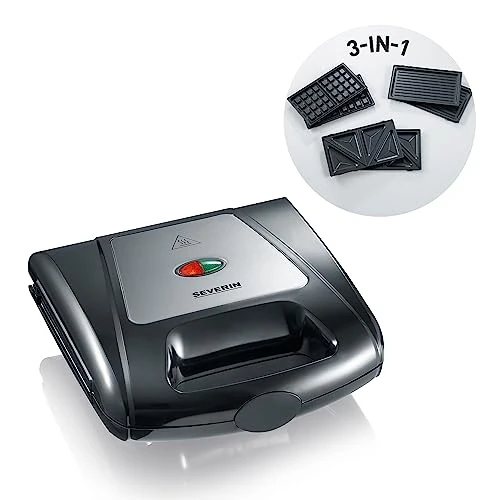 Offerta a tempo: Severin waffle-tostapane-grill 3 piastre 1000w sa2968 - 38% da 59.99 € a 36.99 €