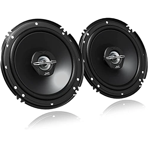JVC CS-J620X, Altoparlanti coassiali da 16 cm, Potenza di picco di 300W, Woofer in mica da 16cm, Magnete in ferrite, Risposta in frequenza di 30-22,000Hz, Surround ibrido, Nero