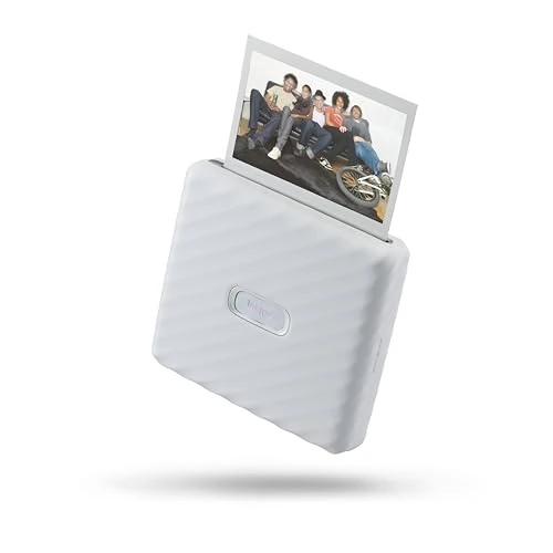 Offerta a tempo: Fujifilm instax Link WIDE Ash White - Stampante compatta per smartphone, Stampa a sviluppo istantaneo in grande formato WIDE, App per la personalizzazione delle foto, Dimensioni stampa 99x62 mm - 40% da 159.99 € a 96.00 €