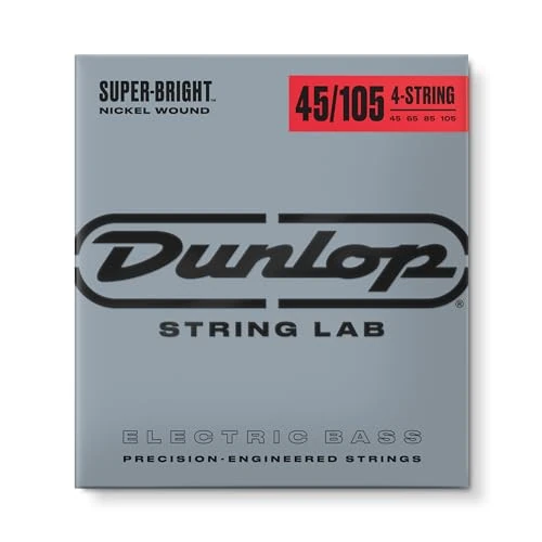 Limited-time offer: Jim Dunlop DBSBN45105 Md-4/St Bass Super Bright Nickel Bass String from 27.93 £ to 27.93 £ (save 0.00%)