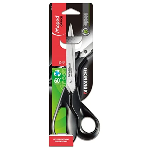 Limited-time offer: Maped Office Aysmmetrical Advanced Green Scissors 21cm from 3.99 £ to 3.99 £ (save 0.00%)