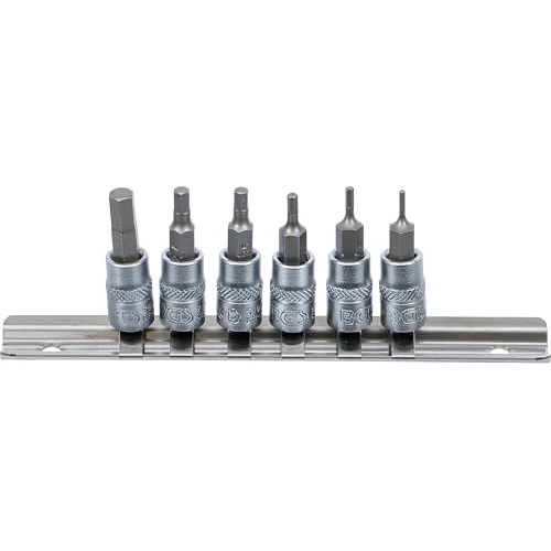 Limited offer: BGS 5151 | Bit Socket Set | 6.3 mm (1/4") Drive | internal Hexagon 1.5-6 mm | 6 pcs. from 13.12 EUR to 5.03 EUR (save 62%)