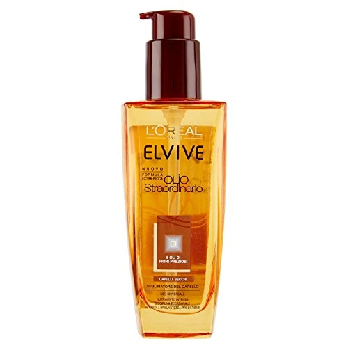 Offerta a tempo: L'Oréal Paris Elvive Olio Straordinario Jojoba, Sublimatore del Capello, Nutrimento intenso per Capelli molto Secchi, 100 ml - 48% da 10.90 € a 5.69 €