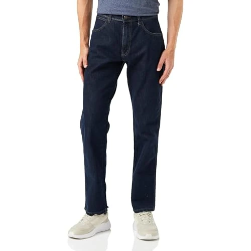 Wrangler Herren Durables Regular Fit Jeans, Darkstone Blue, 36W / 32L