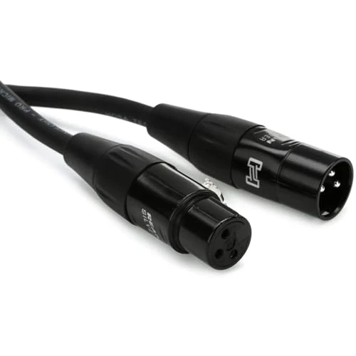 Hosa HMIC-015, Pro microfoonkabel, REAN XLR3F naar XLR3M, 15 ft