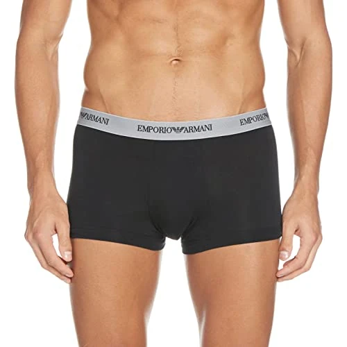 Limited-time offer: Emporio Armani Men's Cc717-111357 Trunk Pack of 3 , Black (Nero 00120), S UK from 26.60 GBP to 24.58 GBP (save 8%)