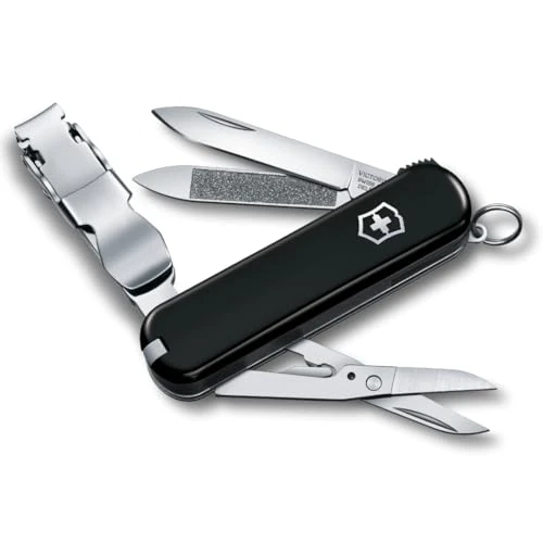 Victorinox Taschenmesser Nagelknipser Nail Clip 580 (8 Funktionen, Nagelknipser, Schere, Nagelfeile, Klinge)