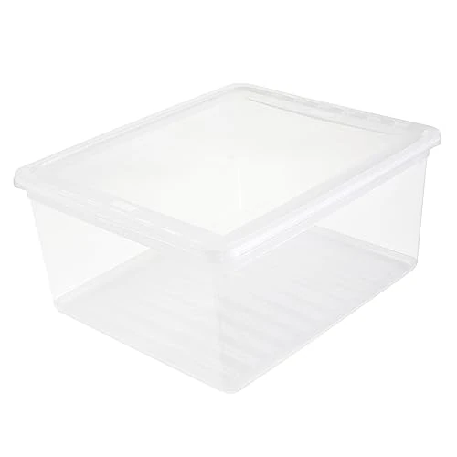 Offerta a tempo: keeeper Box Contenitore con Sistema di Ventilazione, 39 x 33,5 x 18 cm, 18 L, Bea, Trasparente - 0.00% da 15.99 € a 15.99 €
