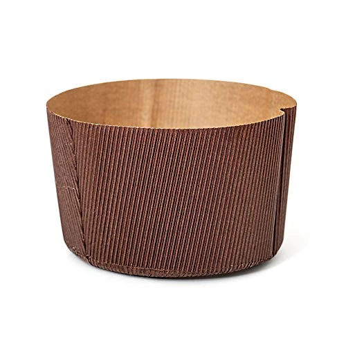 DECORA Canasta Baking Wrapper Made of Oven Safe Paper, Cellulose, Brown, 1000 g-5 Pieces