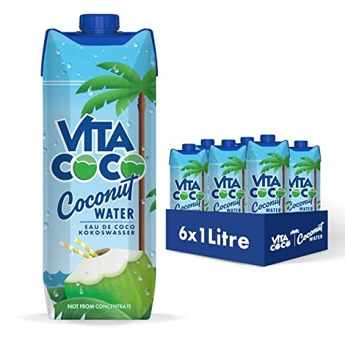 Offerta a tempo: Vita Coco Acqua di Cocco Originale Multipack - 6x1L - Vitamina C e Potassio - 0.00% da 25.94 € a 25.94 €