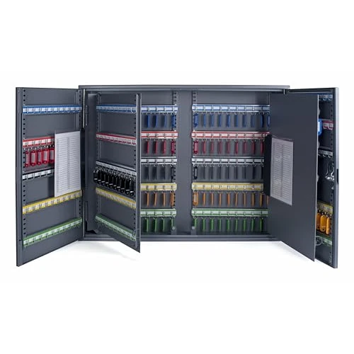 Oferta limitowana: Pavo – Szafka na 300 kluczy z metalową obudową i bocznym wrzutem, rozmiar: 14 × 55 × 73 cm, ciemnoszara, z breloczkami w zestawie, 8032129 z 772.29 zł na 772.29 zł (oszczędź 0.00%)