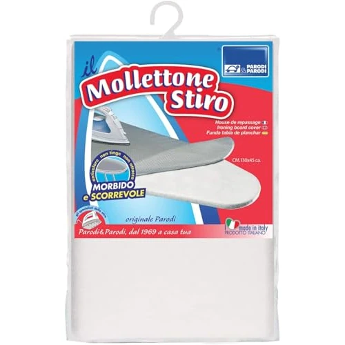 Offerta a tempo: PARODI & PARODI Stiromega Mollettone Copriasse, Fodera per ASSE Poliestere con Bordo Elasticizzato — 16% da 14,90 € a 12,54 €