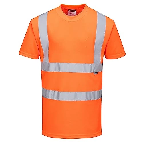 Offerta a tempo: Portwest RT23 Maglietta Ferroviaria Ad Alta Visibilità Arancione — 37% da 16,01 € a 10,16 €