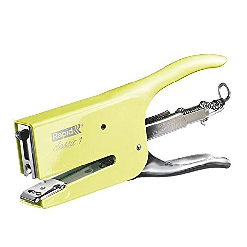 Limited-time offer: Rapid Retro K1 Stapling Pliers, 50 Sheet Capacity, Stapling and Pinning, Uses 24/6 and 24/8 mm Staples, Metal, Mellow Yellow, 5000494 from 24.59 £ to 24.59 £ (save 0.00%)