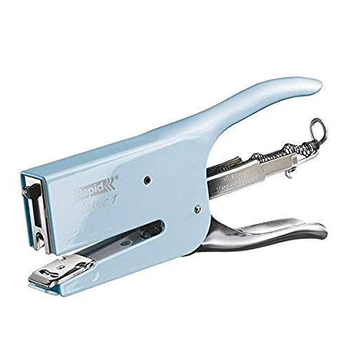 Limited-time offer: Rapid Retro K1 Stapling Pliers, 50 Sheet Capacity, Stapling and Pinning, Uses 24/6 and 24/8 mm Staples, Metal, Fondant Blue, 5000492 from $68.94 to $68.94 (save 0.00%)