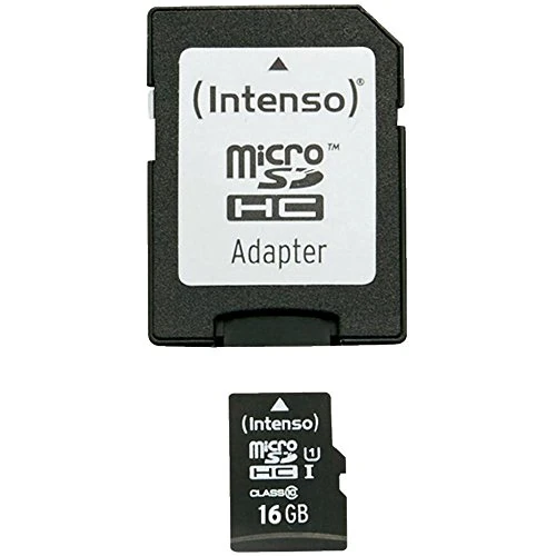 Limited offer: Intenso Premium Microsdhc Memory Card INCL. SD Adapter, Class 10 UHS-I, 16 GB, Black from 14.32 EUR to 9.34 EUR (save 35%)
