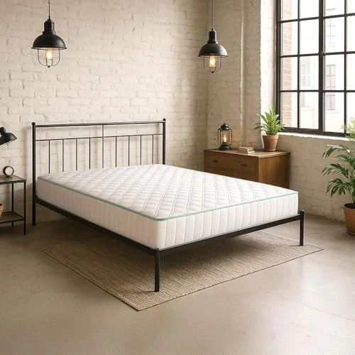 Colchón Individual Farmarelax, Ortopédico, Relleno de Fibra, Hipoalergénico, Transpirable, Higiénico, 80x190 cm, Altura 18 cm Real, Enviado al vacío, 100%, Ergo Royal