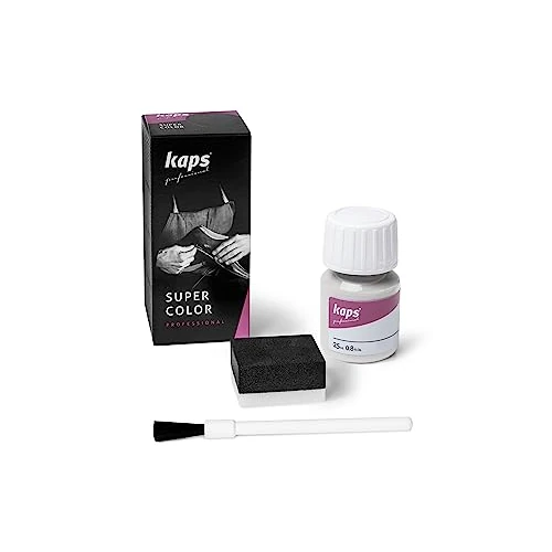 Limited-time offer: Kaps Dye Paint For Leather Shoes And Bags With Sponge And Brush, 25ml - 0.85 fl. Oz., 101 - White from 8.99 £ to 8.99 £ (save 0.00%)