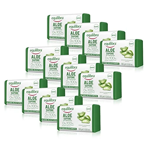 Equilibra Set, 12x Aloe Seife je 100 gr, Preis/100ml: 1.4125 EUR