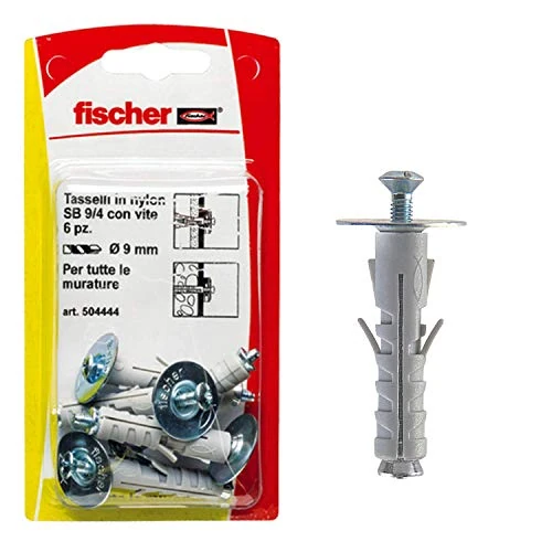 Zeitlich begrenztes Angebot: Dübel Fischer sb-k Blister 6pz von 17.90 € auf 17.90 € (0.00% Rabatt)