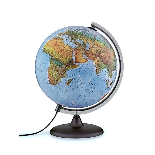 Offerta a tempo: Tecnodidattica Atmosphere B2 - Mappamondo con doppia cartografia Fisico/Politica, mappamondo classico e accurato in lingua italiana, Diametro 30 cm - 0.00% da 52.59 € a 52.59 €