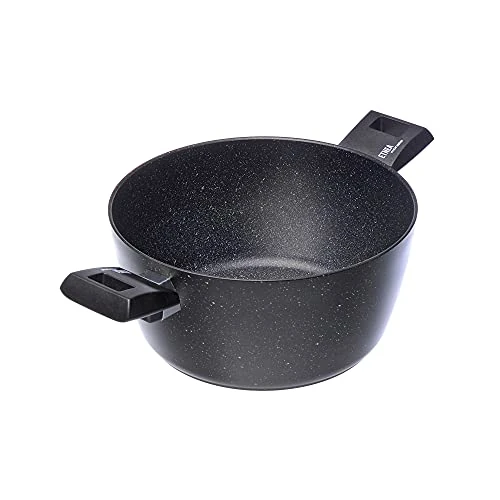 Limited-time offer: Moneta Etnea Sauce Pan, Casserole with 2 Handles, Stone Surface Non-Stick and Anti-Scratch Coating, Safe, 20 cm from 31.67 GBP to 31.67 GBP (save 0%)