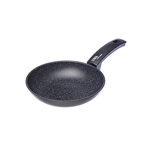 Oferta limitada: Moneta Sartén Etnea con Superficie de Piedra Antiadherente y con Revestimiento Antirayaduras, Mayoría de Las Cocinas, Apta para el Lavavajillas, Diámetro 20 cm, Negro de 23.01 EUR a 23.01 EUR (ahorro 0%)