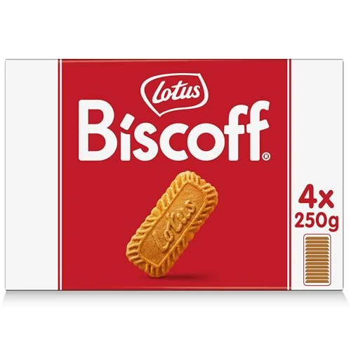 Offre limitee: Lotus Biscoff | Biscoff Biscuit Original | Ingrédients d'Origine Naturelle| Vegan | Sans Arômes ou Colorants Artificiels | 4 x 250g | 1 kg de 6.29 EUR a 6.29 EUR (economie 0%)