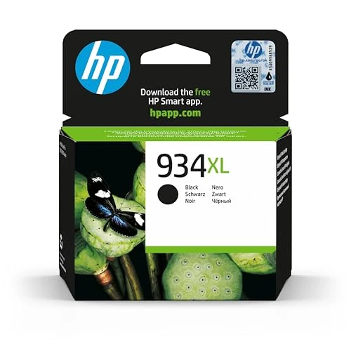 HP 934XL Cartouche d'Encre Noire grande capacité Authentique (C2P23AE) pour HP OfficeJet 6820e, HP OfficeJet Pro 6230/6830