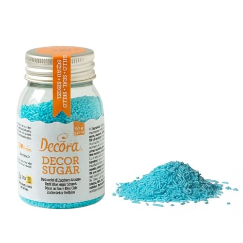 Decora 2081118 90g Light Blue Sugar Sticks