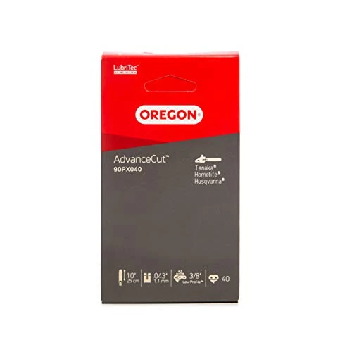Offre limitée : Oregon Chaîne de Tronçonneuse pour Guide 25cm, 3/8" LP, 1,1mm, 40 Maillons | AdvanceCut Chaîne de Rechange à Faible Rebond, Compatible Ryobi, Husqvarna, Makita, Worx et plus de 15.69 € à 13.90 € (11% de remise)