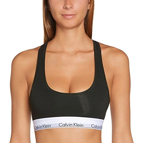 Calvin Klein Women Bralette Stretch, Black (Black), S