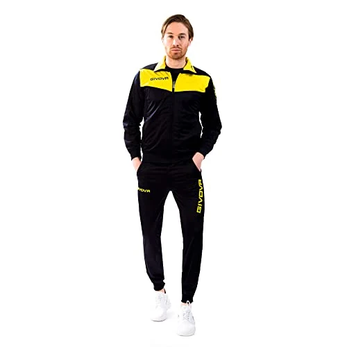 Givova Visa trainingspak voor heren, meerkleurig (blauw/geel), L