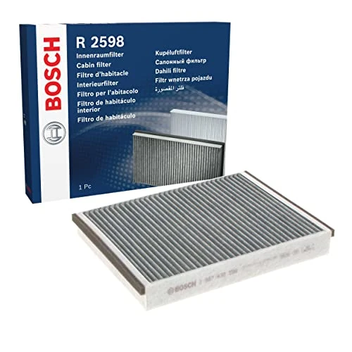 Offerta a tempo: Bosch Filtro Abitacolo ai Carboni Attivi R2598, Filtro di Ricambio - Contro cattivi odori, polline e polvere per un'aria più pulita all'interno del veicolo - 0.00% da 16.75 € a 16.75 €