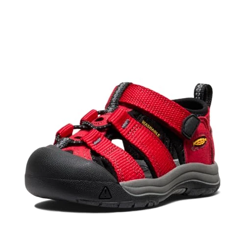 KEEN NEWPORT H2, Sandalias para Unisex niños, RIBBON RED/GARGOYLE, 35 EU